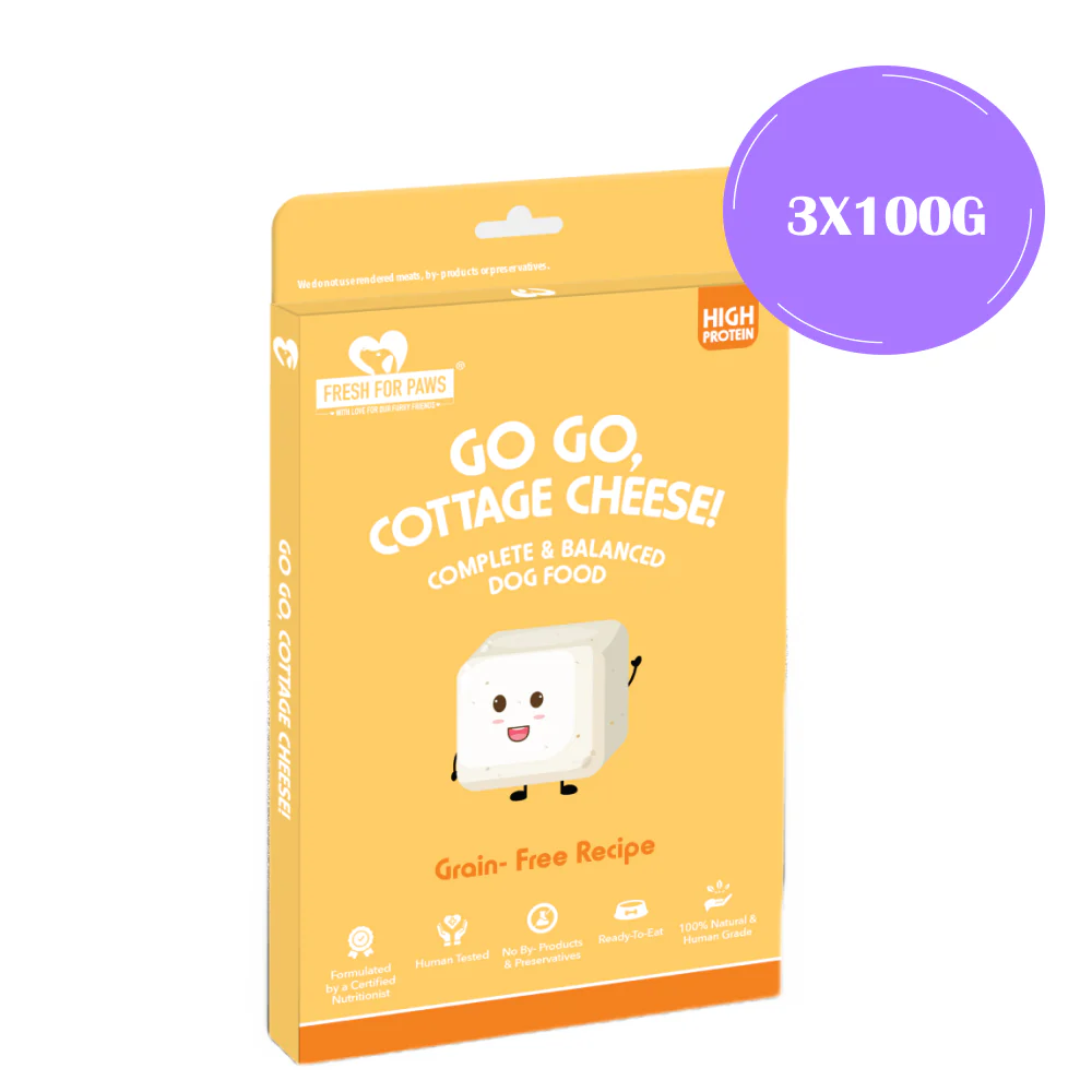 Fresh For Paws Go Go Cottage Cheese Dog Wet Food (100g) - Image 11
