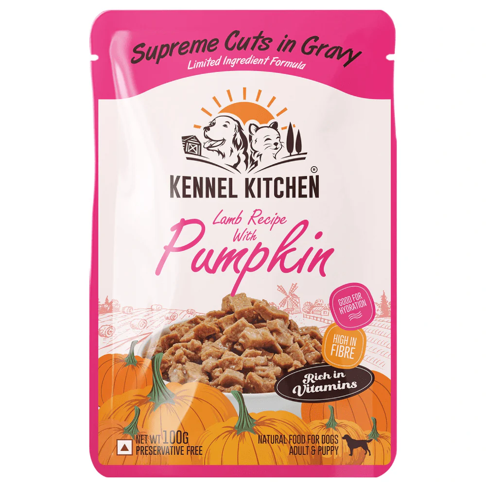 Kennel Kitchen Supreme Cuts in Gravy Lamb with Pumpkin Puppy & Adult Dog Wet Food (All Life Stage) - Image 12