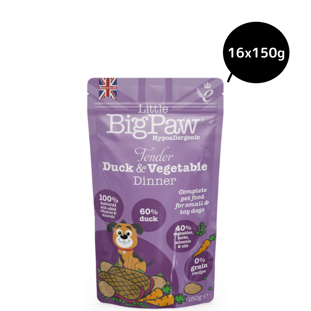 Little Big Paw Duck & Vegetable Dinner Dog Wet Food - Image 9