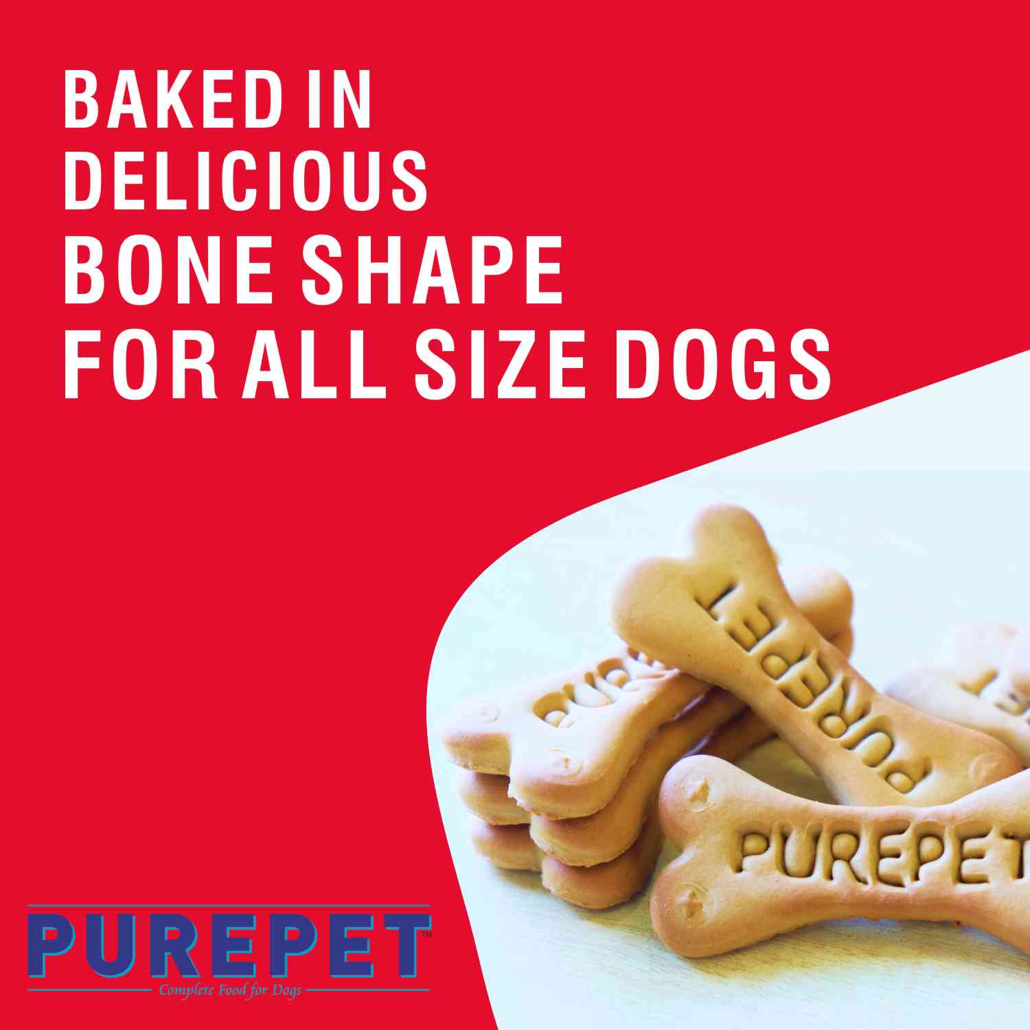 Purepet 100% Vegeterian Biscuit Dog Treats - Image 3